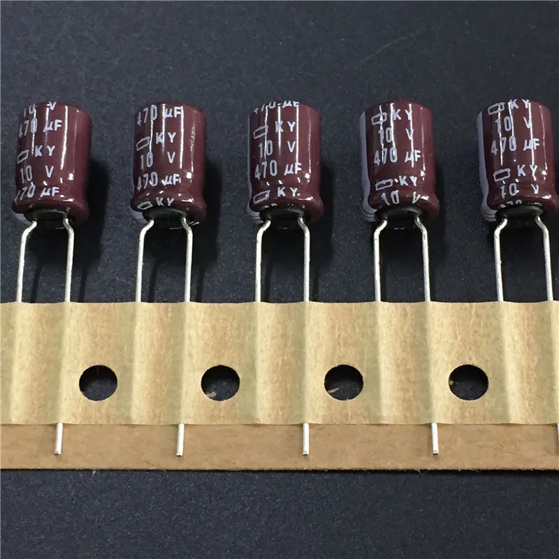 

10pcs 470uF 10V NIPPON NCC KY Series 8x11.5mm Low ESR 10V470uF Aluminum Electrolytic Capacitor