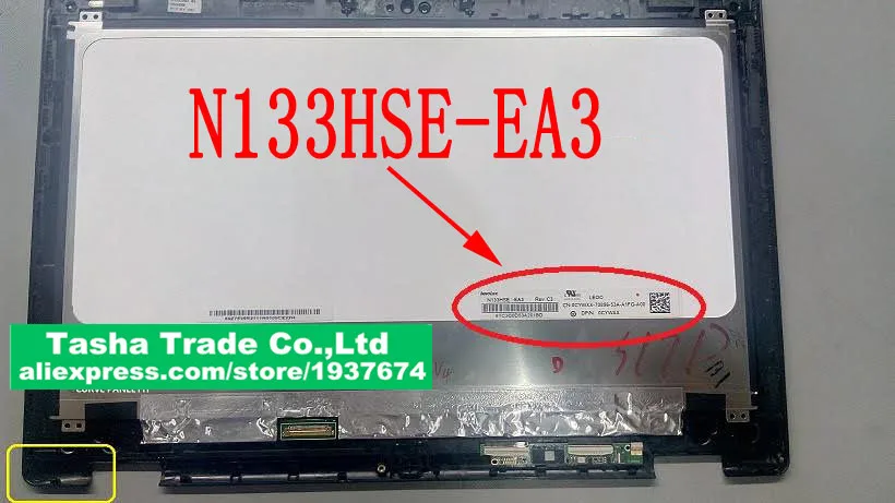 

For Dell Inspiron 13-7352 for Dell 7352 Touch Screen Digitizer Assembly N133HSE-EA3 1920*1080 FHD Original