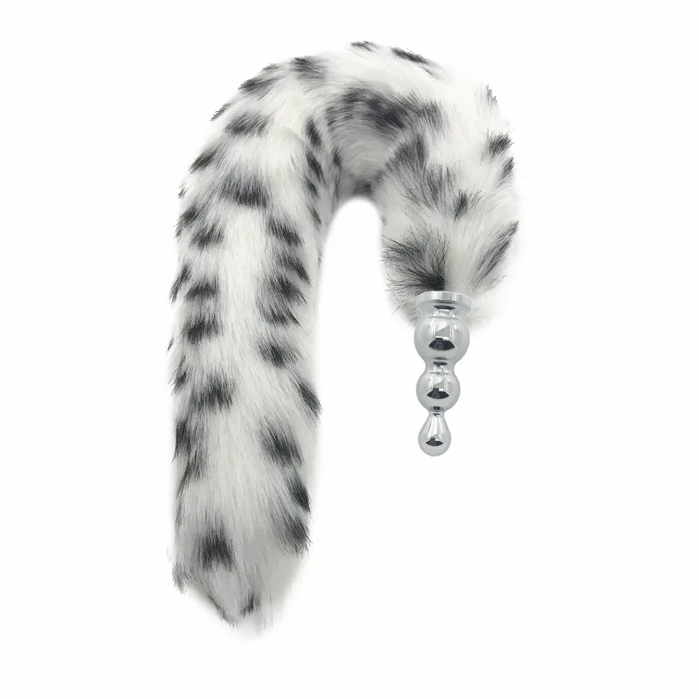 Cosplay Accessories Fetish Fantasy Soft Wild Fox Tail Stainless Steel and Silicone Anal Plug Butt Vibrator for Man Woman Gay | Красота и