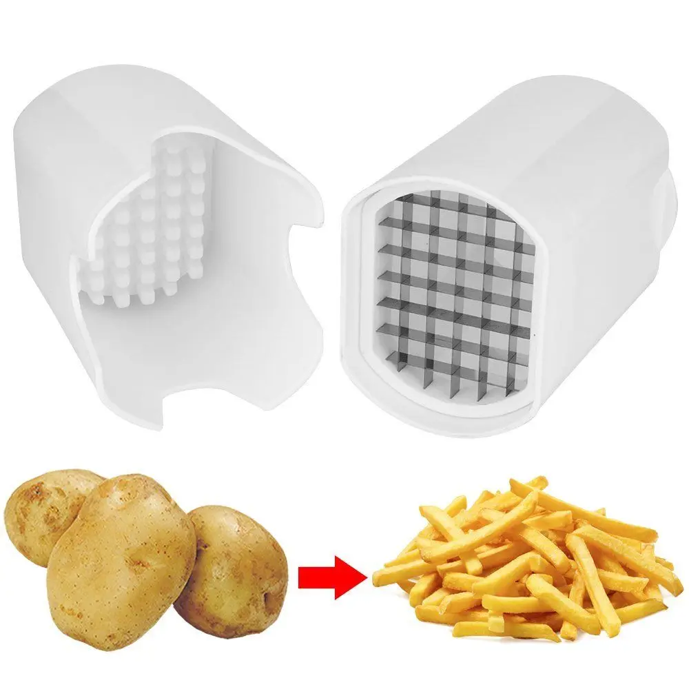 Steel One Step Chips Fry Cutter Vegetable Dicer Fruit Durable Potato Slicer, easy to clean and not distortion Steel One Step Chips Fry Cutter Vegetable Dicer Fruit Durable Potato Slicer, easy to clean and not distortion