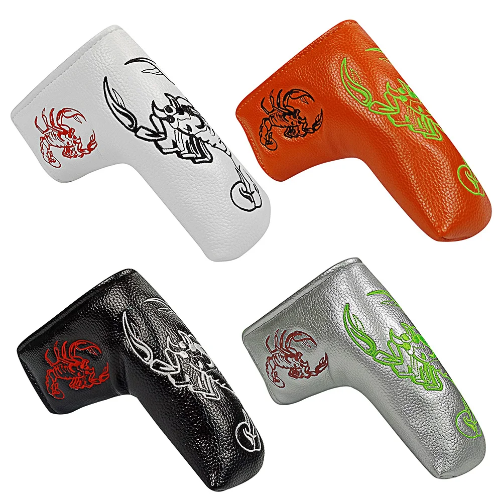 Scorpion Embroidery Golf Club Headcover for Blade Personality Pattern Golf Putter Protector 4Colors5