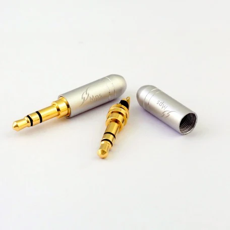 

MPS Falcon HiFi 3.5mm/2.5mm 3 Pole Repair Headphone Jack Audio Connector Plug 3.5mm Plugs Headphone Cable Solder 1Pair