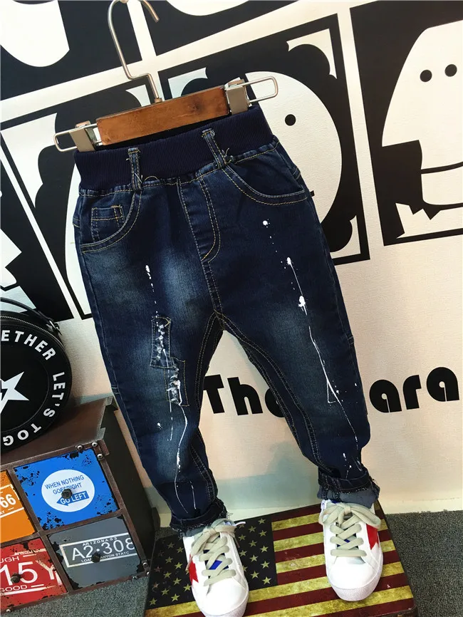 

Baby boys Clothing Broken Hole Pants Trousers Clothes Kids Jeans Children Pants Summer Casual Denim Pants Baby boys Jeans B1060