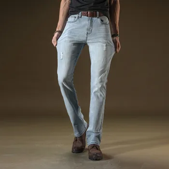 

2019 New Arrival Good Quality Men Stretch Jeans On Hot Sales Long Length