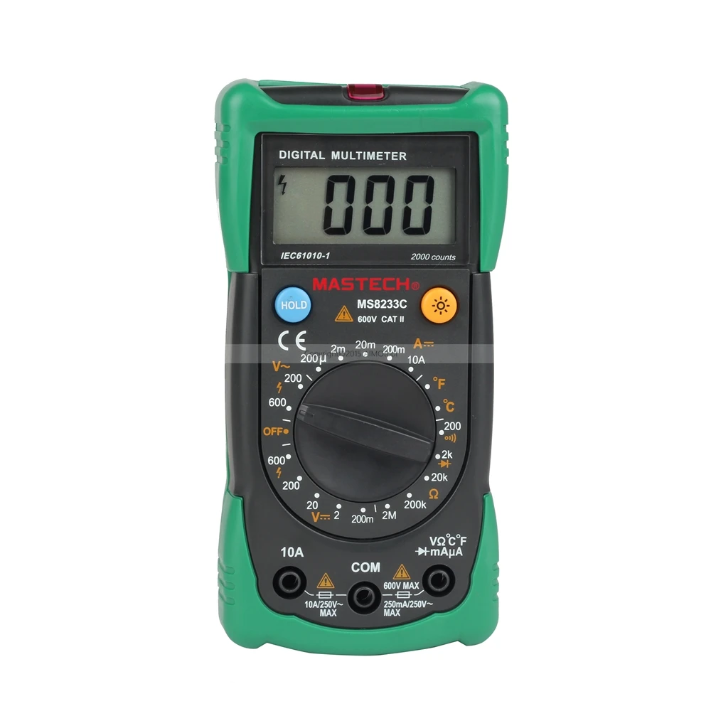 

MASTECH MS8233C Digital Multimeter Detector Non-Contact Range Meter Teter with temperature measurement