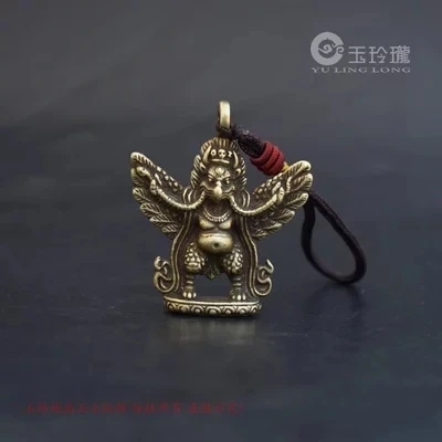 

Nepal secret ROC bird King Kong pestle artifact Copper Pendant