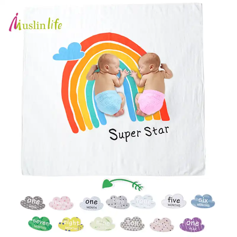 diy baby wrap with muslin