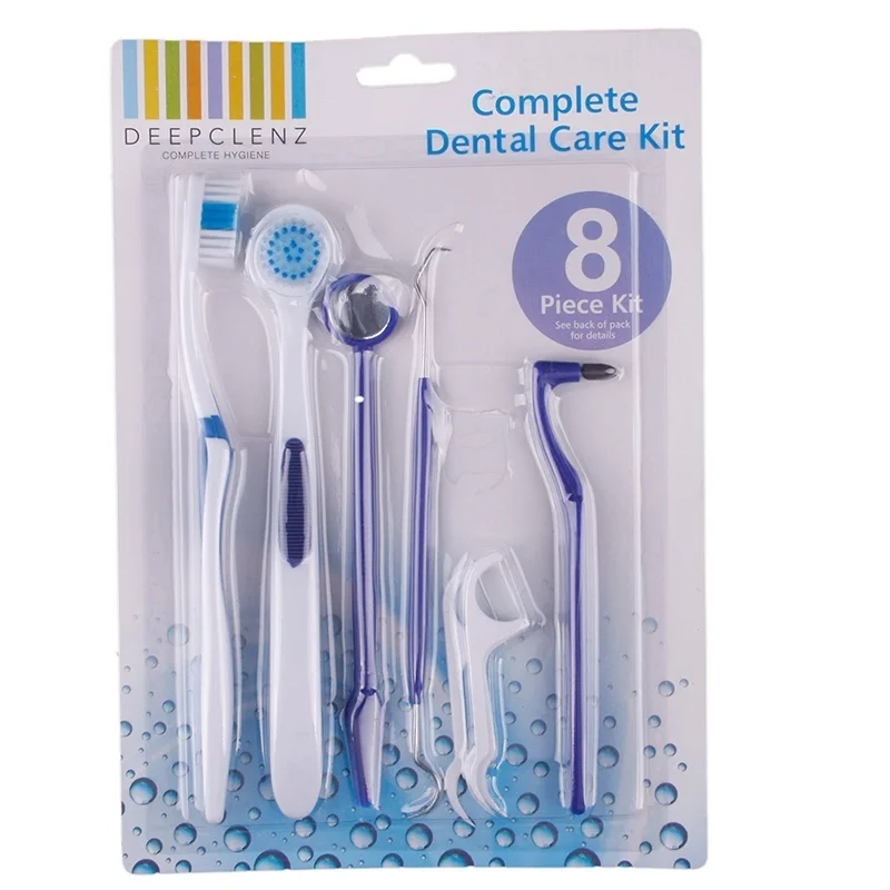 2017 Hot sale 8 Pieces Dental Oral Care Dentist Pick Tooth Kit (with