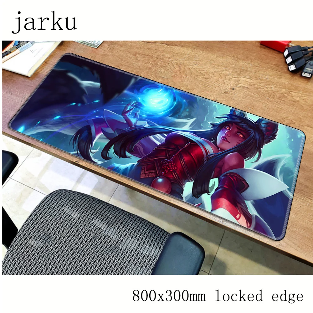 Коврик для мыши Ahri геймер 800x300 мм коврик notbook большой игровой компьютерный ПК