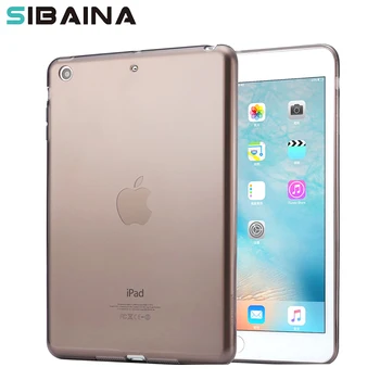 

Clear Crystal TPU Case For iPad mini , Shockproof TPU Gel Silicon Case Cover for iPad mini 132 Tablet Case For iPad mini 2