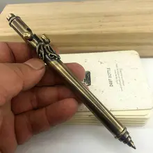Ручная сварка латунный Осьминог креативный Ретро болт тип тактическая шариковая ручка/EDC латунная ручка