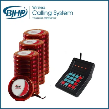 

Wireless Fast food Service Equipment Paging System 1 Transmitter + 30 Coaster Pagers+3 chargers