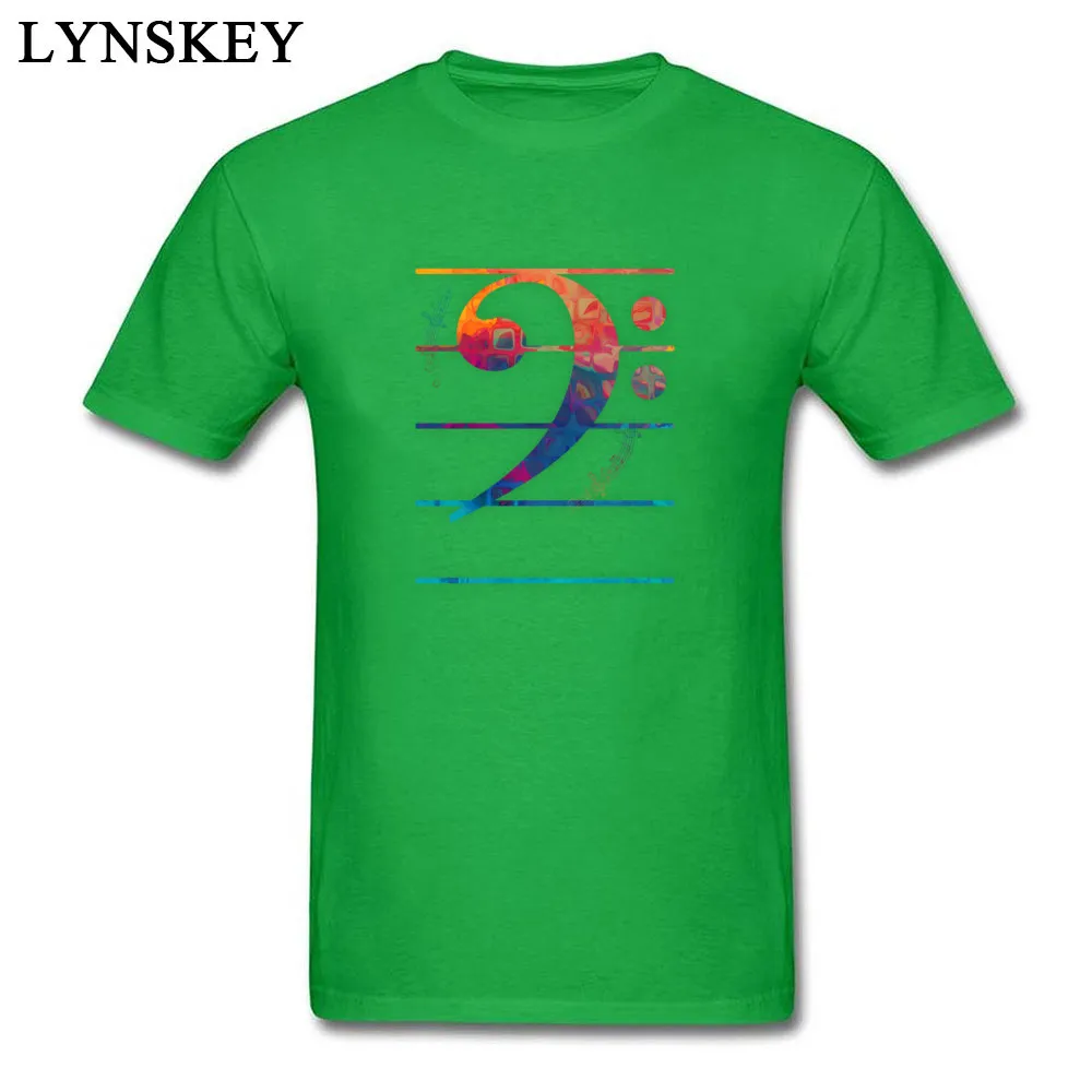 Bass Clef Color_green