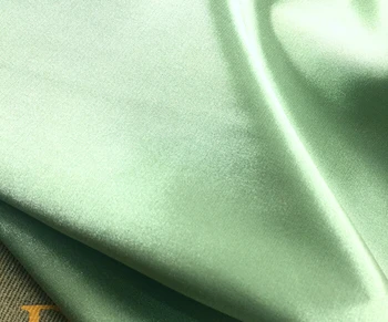 

3 meters 145cm 57" width green faux silk satin fabric for pajamas sewing and party decoration MM317