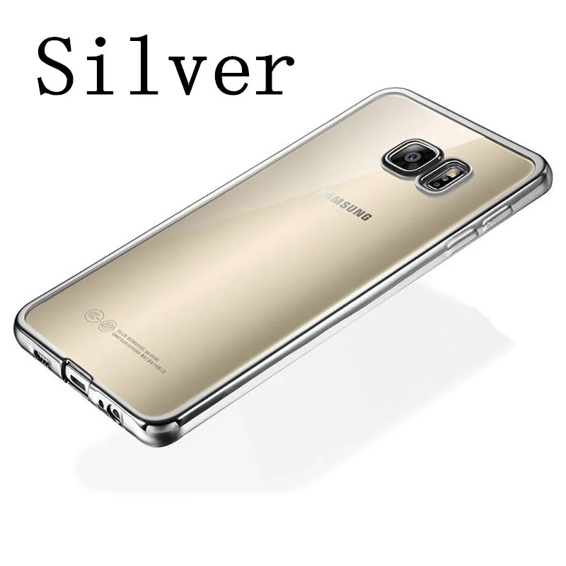 Покрытие Мягкий силиконовый чехол для samsung Galaxy J5 J7 A5 A7 J510 J710 A310 A510 A710 задняя крышка чехол для телефона защитный - Цвет: Silver