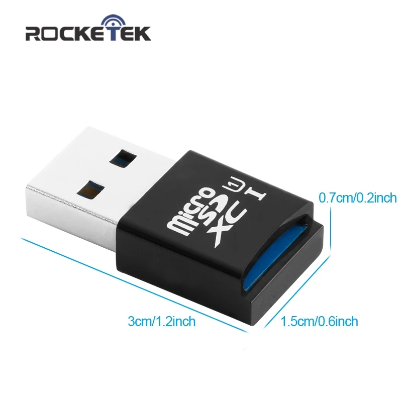 Rocketek usb 3,0 мульти карта памяти ридер адаптер мини кардридер TF micro SD ПК компьютер ноутбук аксессуары