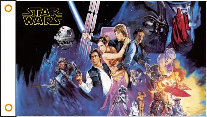 

flag Star wars Banner 3ftx5ft 100% Polyester 015