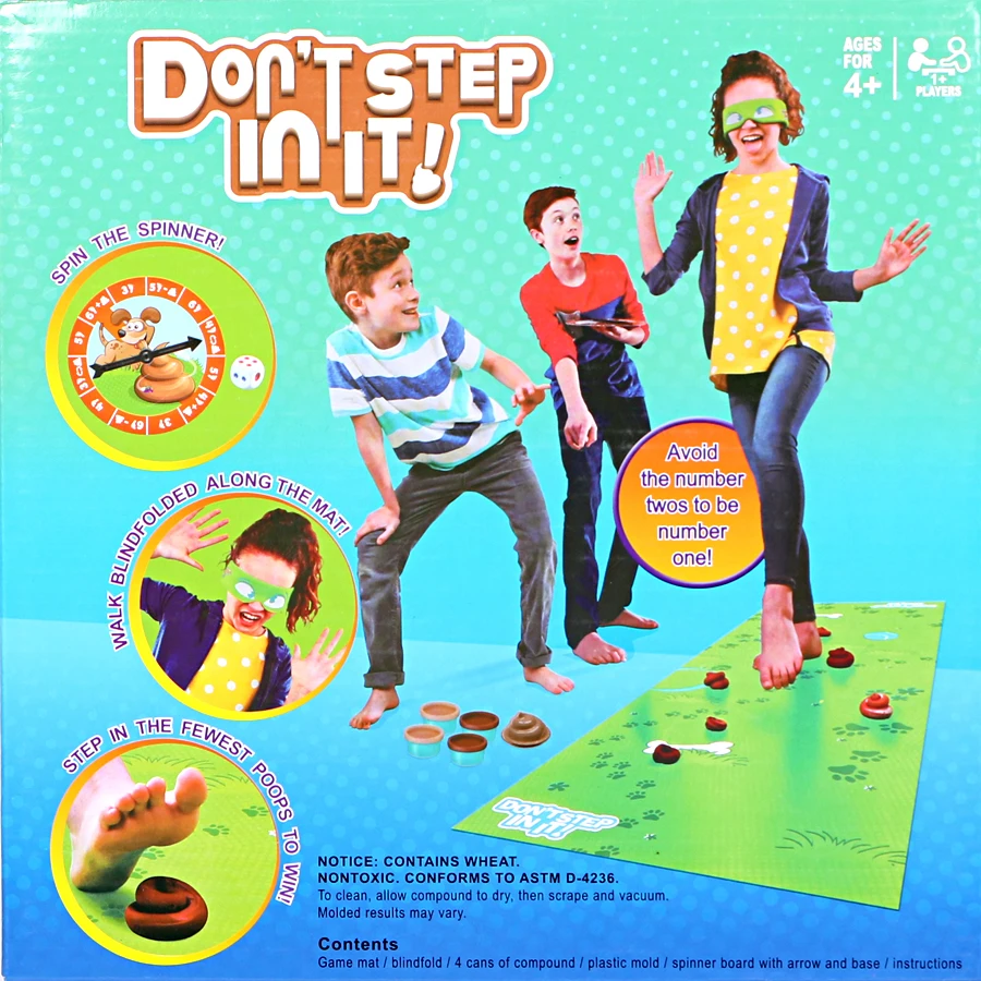Не шагайте в нем с завязанными глазами игра Лепка глина слизи Развивающие игрушки для семейной игры