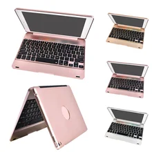 Роскошный алюминиевый защитный чехол-подставка Besegad с беспроводной Bluetooth клавиатурой для Apple iPad Air 2 Pro 9,7 дюймов