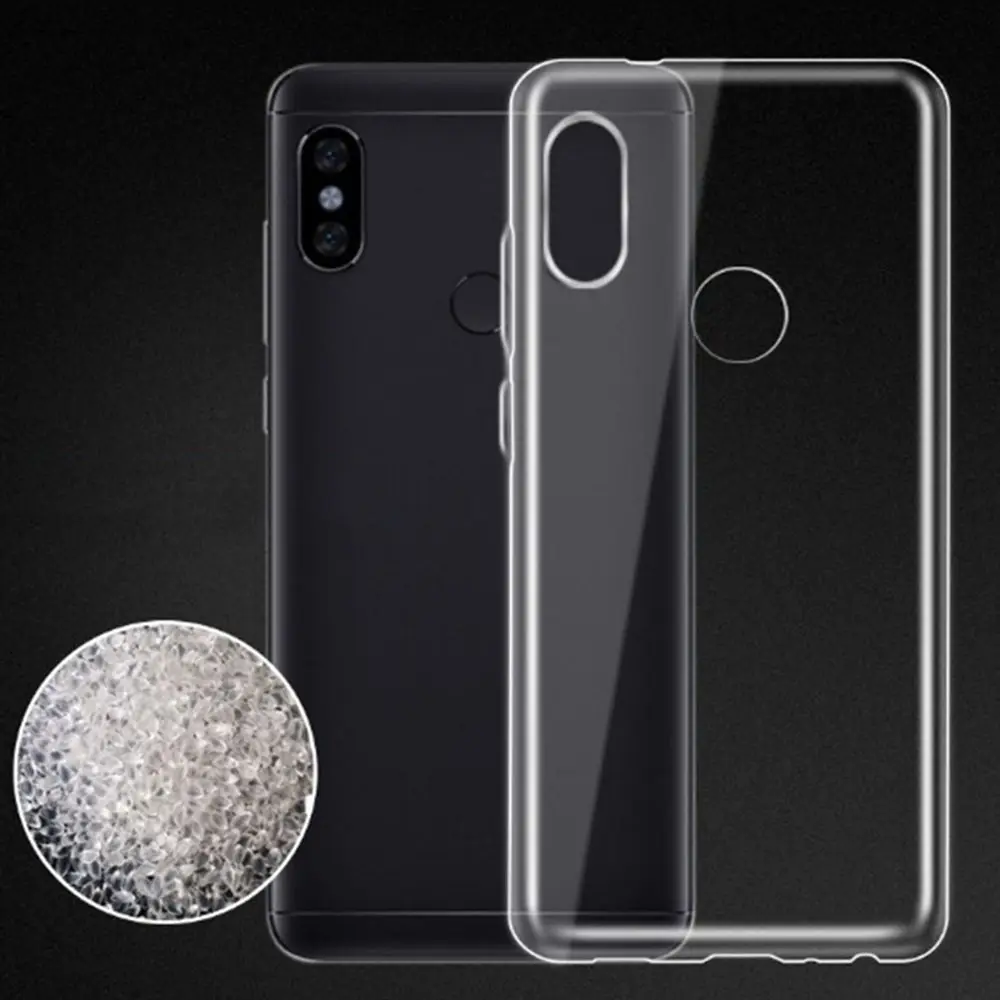 

Clear Silicon Thick Soft TPU Case Transparent Phone Cover Shockproof Dustproof Shell for Xiaomi Redmi Note23455AC 45A/S/Plus Max