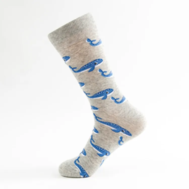 Уличный Стиль Омар Стрекоза Whale Shark облако Для Мужчин's пары носки смешные Happy Socks носки хлопок Для мужчин носки женские Для женщин носки