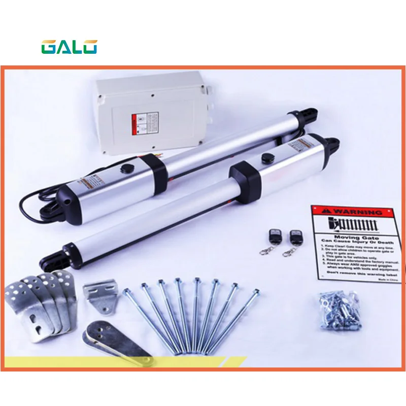 

Driving 200KGS Double-leaf Swing Gate Operator, Swing Gate Opener ,with circuit board and 2pcs Remote control