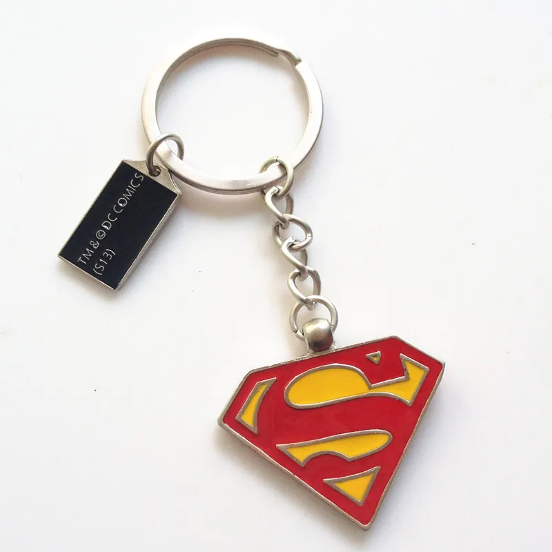 New Marvel Metal Key chains key rings Hero Superman Keychain keyrings ...