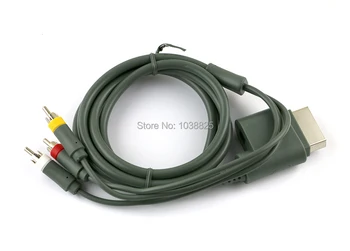 

High Definition 6ft HD TV Composite AV 3 RCA HD TV Audio AV Video Cord Optical Cable for Xbox 360 fat phat