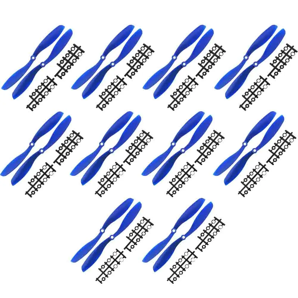 

10pcs 8045 8045R Prop CW/CCW Propeller for DJI XA quadcopter FPV 80x4.5 blue