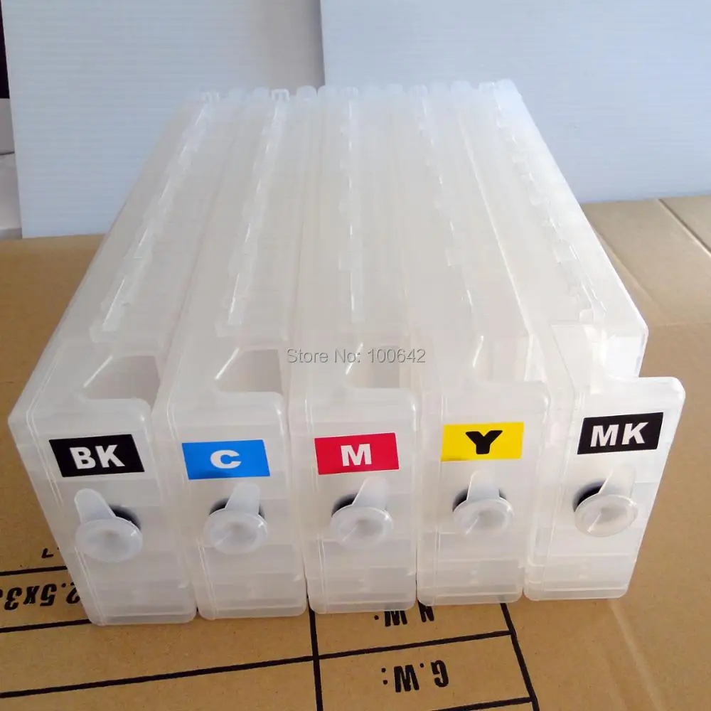 YOTAT 5 pcs T6941 for Epson SureColor T7200 T5200 T3200 empty refillable ink cartridge T6941 T6942 T6943 T6944 T6945 YOTAT 5 pcs T6941 for Epson SureColor T7200 T5200 T3200 empty refillable ink cartridge T6941 T6942 T6943 T6944 T6945