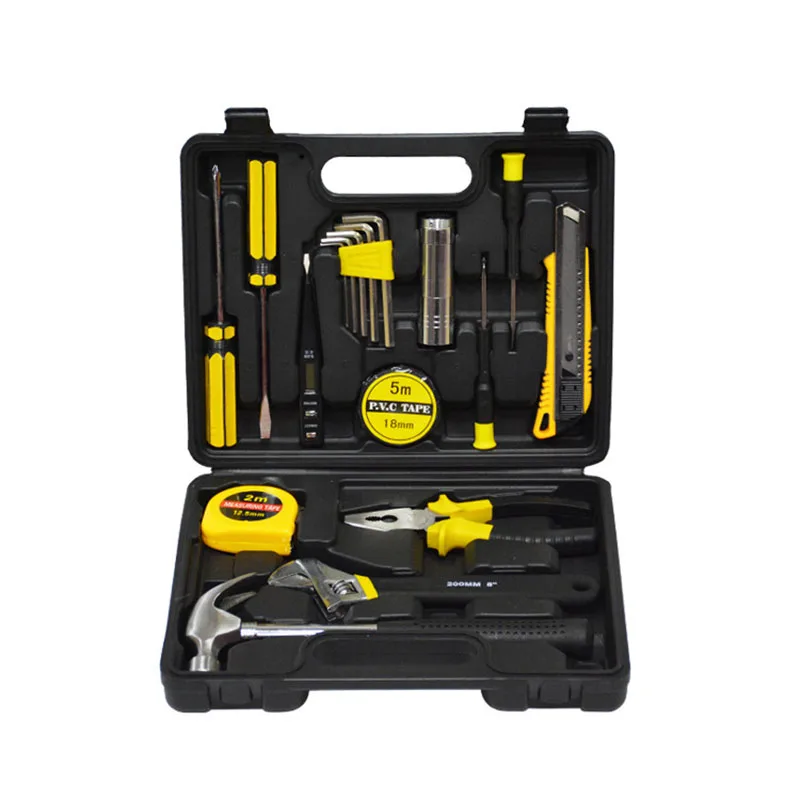 

18 pieces of hardware combination toolbox set tool
