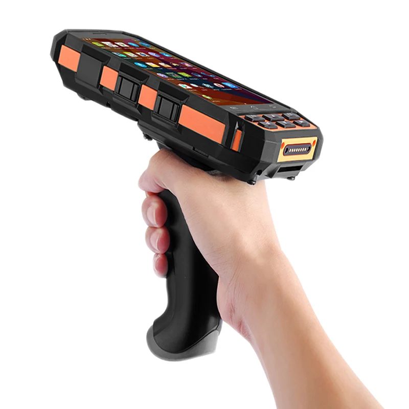 Industrial Rugged Portable Mobile PDA Data Collection Terminal Wireless Handheld PDA Barcode Scanner Android with Pistol Grip