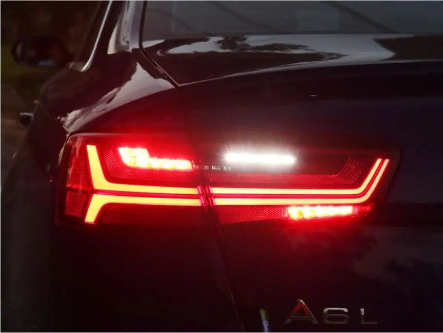 A6L A6 2012- хвост светильник s, C7, автомобильные аксессуары, A6L головной светильник, светодиодный a6l хвост светильник светодиодный, A6L лампа в форме уха Certa хвост Светильник Автомобиля
