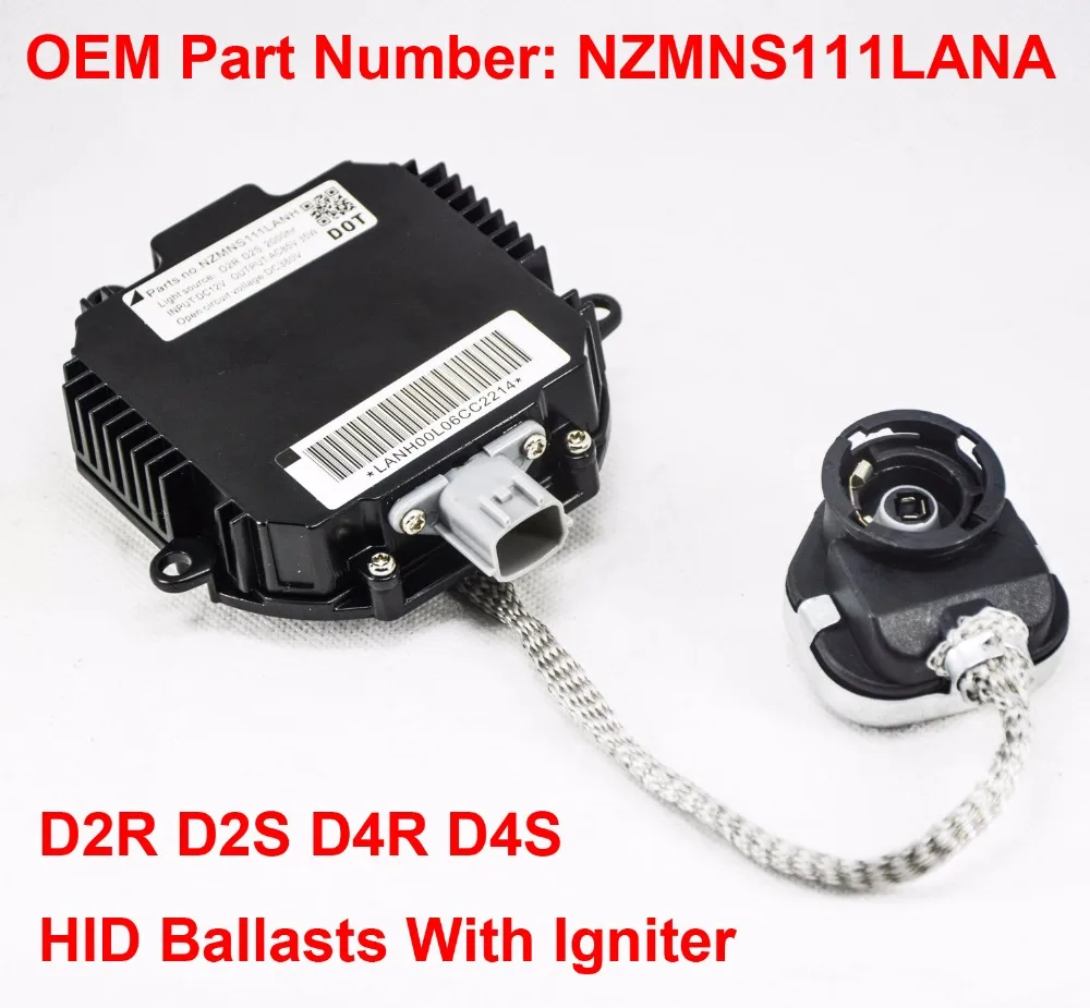 2x12 в 35 Вт D2R D2S OEM HID ксеноновый балласт фары с блоком управления воспламенителем