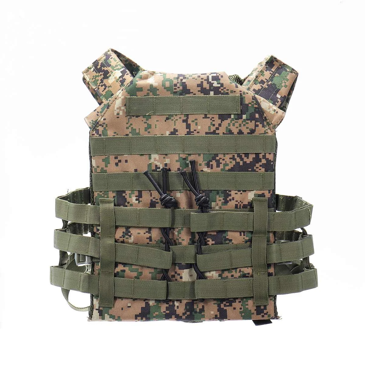 ACU Camouflage Камуфляжный жилет CS армия военный тактический жилет Wargame Body Molle на открытом воздухе оборудование 6 цветов 600D нейлон - Цвет: ACU Camouflage