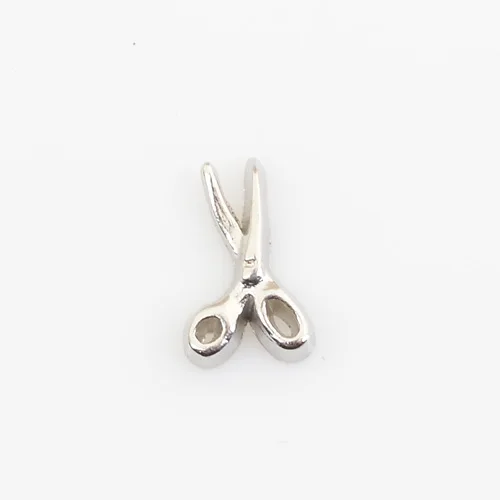 

SILVER SCISSORS, Floating charms,Fit floating charm lockets, FC0346