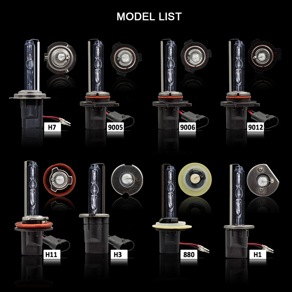 CNSUNNYLIGHT Canbus 55W Car Xenon HID Lights H7 H1 H11 H8 HB3 HB4 9005 9006 9012 4300K 6000K No Error Warning Auto Xenon Lamps (7)