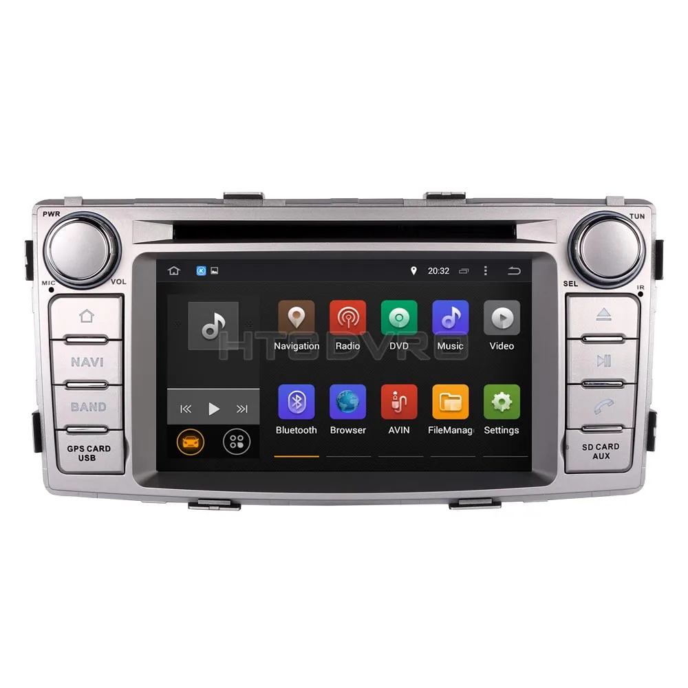 Excellent YMODVHT 6.2inch 4G Octa Core Android 9.0 7.1 Car DVD Player for Toyota Hilux 2012- GPS Auto RDS Radio Audio Video Stereo 12