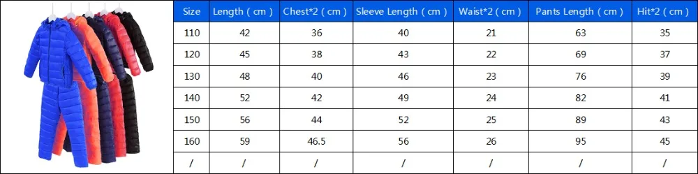 Детский хлопковый комплект спортивной одежды для мальчиков и девочек, зимний утепленный пуховик+ штаны, комбинезон, костюм г. детский зимний комбинезон