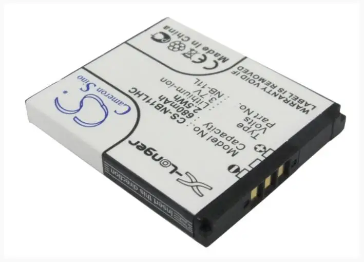 Cameron sino 680 мАч батарея для CANON ELPH 110 HS 340 IXUS 125 125HS 127 130 132 | Электроника