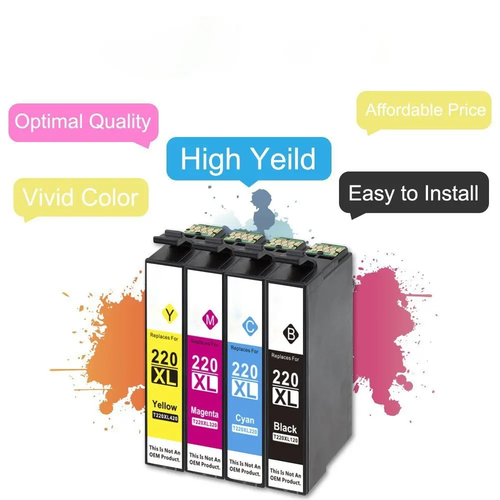5 шт. картриджи для принтера Epson 220|ink cartridge|printers ink cartridgesprinter cartridges |