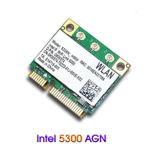 Двухдиапазонная беспроводная карта Intel 5300 533AN_MMW 2,4 Ghz 5Ghz 300 M/450 Mbps 802,11 a/g/n Mini PCI-E Half Wlan Wifi
