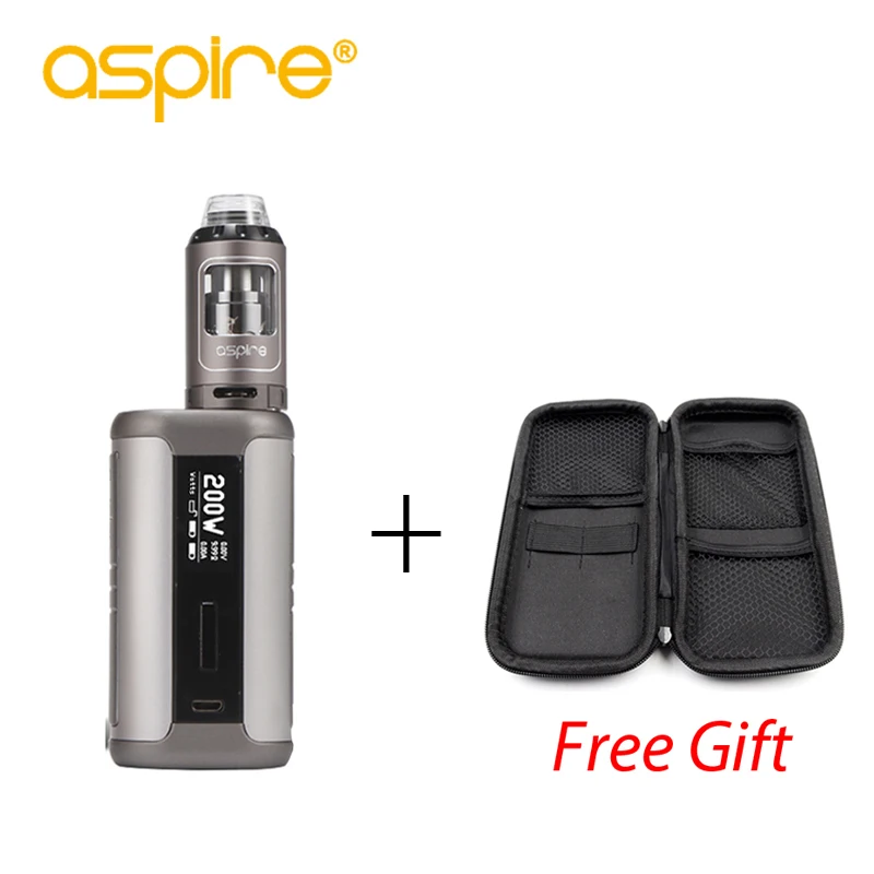 Aspire Speeder 200W TC Kit with Athos Tank 4ml Atomizer Tank Vaporizer Electronic C 200W Speeder Box MOD Vape Kit VS Istick Pico