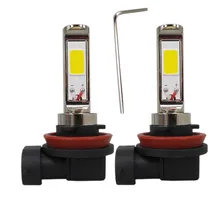 WLJH 2 шт. H8 H11 H9 светодиодный 12 V 24 V 30 V COB светодиодный лампы 30Вт чип Мощность двигателя автомобиля Противотуманные фары ДХО, сменная лампочка аксессуары