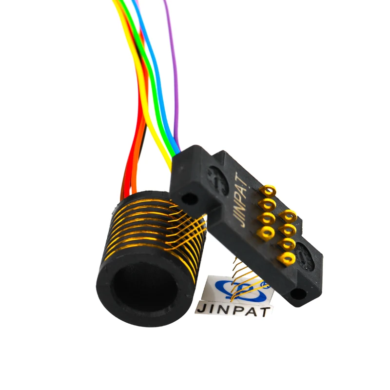 8 Circuits Separate Slip Ring Wear Resistance Gold Gold Contacts For Mini Type Wire Rolling