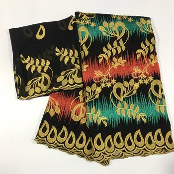 

Wholesale African Soft Lace Fabrics High Quality Cotton Colorful Lace Fabric Swiss Voile Lace InSwitzerland 5+2 Yards