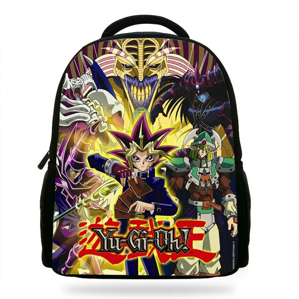 14inch Mochila boys Infantil Bag for Girls School Bag Gift kids Yu Gi