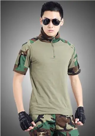 Мужчины маскировочный костюм устанавливает армия военная форма боевой куртка брюки CS тактический на открытом воздухе Обучение отдых спортивные комплекты - Цвет: Design 7