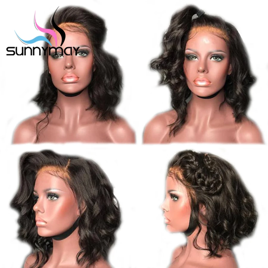 Sunnymay 13x4 волна воды Синтетические волосы на кружеве парики 130% Волосы remy