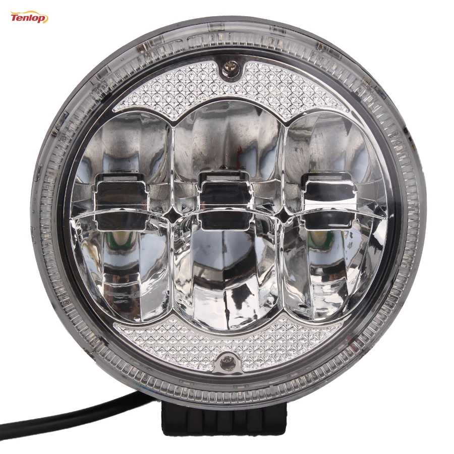 New 7" Inch Round 60W LED Headlight Work Light for Offroad 4*4 SUV ATV